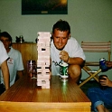 AUS NT AliceSprings 1992 CycadApt TacoParty Jenga 002 : 1992, 8 Cycad Place, Alice Springs, Australia, NT, Parties, Taco's & Twister